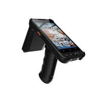 PDA robuste Android 7 d'occasion, scanner de codes-barres laser 1D/2D, RFID (13,56 MHz), NFC, batterie 4000 mAh, communication WiFi/GPRS/3G