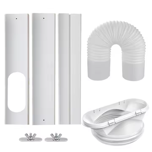 Tubo di <span class=keywords><strong>Scarico</strong></span> per Condizionatore Portatile 130mm/150mm, Accessori per Porta, Set Telescopico di Sigillatura Finestra e Deflettore Aria - Product Image 1