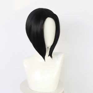Vente en gros <span class=keywords><strong>NANA</strong></span> Cosplay 30cm Perruque courte droite noire Oosaki <span class=keywords><strong>Nana</strong></span> Perruque synthétique Anime cheveux résistants à la chaleur Cosplay - Product Image 4