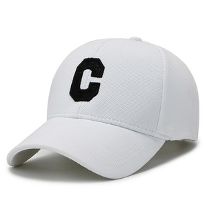 Cappello da papà in cotone a 6 pannelli con Logo ricamato con lettera <span class=keywords><strong>C</strong></span>, berretto da Baseball per camion ricamato con toppa da uomo - Product Image 4