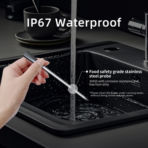 Churrasqueira <span class=keywords><strong>Digital</strong></span> Sem Fio de Metal Bluetooth Inteligente com Termômetro de Monitoramento de Temperatura em Tempo Real para Alimentos e Ambiente - Product Image 2