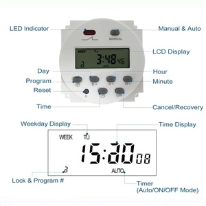 ANTIER Programmierbarer Digitaler <span class=keywords><strong>Timer</strong></span> 220V DC Schalter mit Fernbedienung Mini-Größe Tragbar für Industrielle Anwendungen - Product Image 3