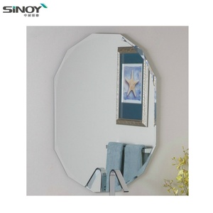 Miroir en verre Art Déco pour salon, épaisseur personnalisée (2 mm-8 mm), pour montage mural, décoration de salon de coiffure - Product Image 2