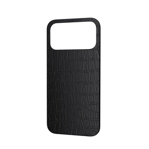 Popular en Alemania, Fundas Traseras para Teléfono Móvil de Piel de Vaca Genuina con Textura de Cocodrilo, Cubierta Trasera Magnética para iPhone 17 Pro Max - Product Image 2
