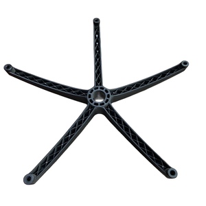 Chaise de bureau en plastique de qualité supérieure Pied de base en étoile avec pivot à 360 degrés Durable et élégant - Product Image 6