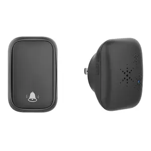 <span class=keywords><strong>Campanello</strong></span> <span class=keywords><strong>Wireless</strong></span> <span class=keywords><strong>Senza</strong></span> <span class=keywords><strong>Batteria</strong></span>, 4 Livelli di Volume, 38 Melodie, Bianco/Nero, Portata 150m, Spina US EU UK, Benvenuto a Casa - Product Image 1