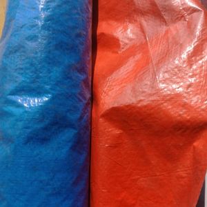 Sakoline Philippines Bleu Orange Couleur Autre Tissu Bâche <span class=keywords><strong>Toile</strong></span> Imperméable Tissé Uni Léger Enduit Bâche Imperméable - Product Image 2