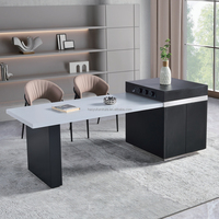 Ensemble de table à manger extensible au design moderne, plateau en marbre, hauteur réglable, 4 à 8 chaises en bois pour la maison, l'appartement, la salle de bain, l'extérieur