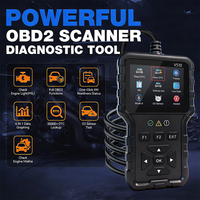 Escáner de Códigos de Error del Motor del Vehículo OBD2 V510, Herramienta de Diagnóstico Automotriz, Borrador de Códigos de Error, Probador de Voltaje