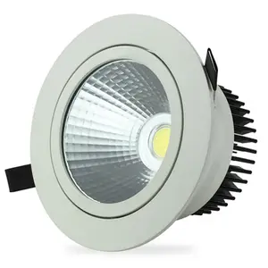 Cob 15w 20w 30w incasso led piccolo faretto commerciale pannocchia led verso il basso con 80mm ritagliato