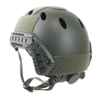 Casque tactique léger et rapide pour l'extérieur avec doublure EVA/EPP, en ABS, pour jeu CS, avec trous
