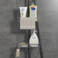 Support de rangement en métal SS201 pour robinet de cuisine partie petit panier de vidange pour le stockage du robinet