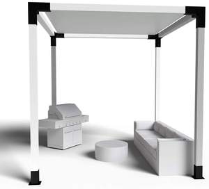 Support de poteau de pergola modulaire <span class=keywords><strong>4x4</strong></span> à monter soi-même, supports de poteaux en bois, ancrage de poteau revêtu - Product Image 2