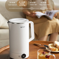Bouilloire électrique programmable intelligente pour la maison, en acier inoxydable, 1,7 L, anti-surchauffe, pour thé vert et café noir