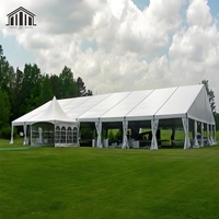 Fabricant et fournisseur chinois de tentes de mariage en aluminium imperméables en PVC 20*20M pour 400 personnes en extérieur