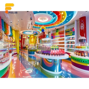 Proyecto de Comercio Minorista Sostenible, Unidad de Exhibición de MDF, Exhibidor de <span class=keywords><strong>Confitería</strong></span> para Vendedores - Product Image 6