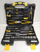 Kit d'outils à main OEM 65 pièces, ensemble d'outils à main pour la maison, utilisation domestique, combinaison