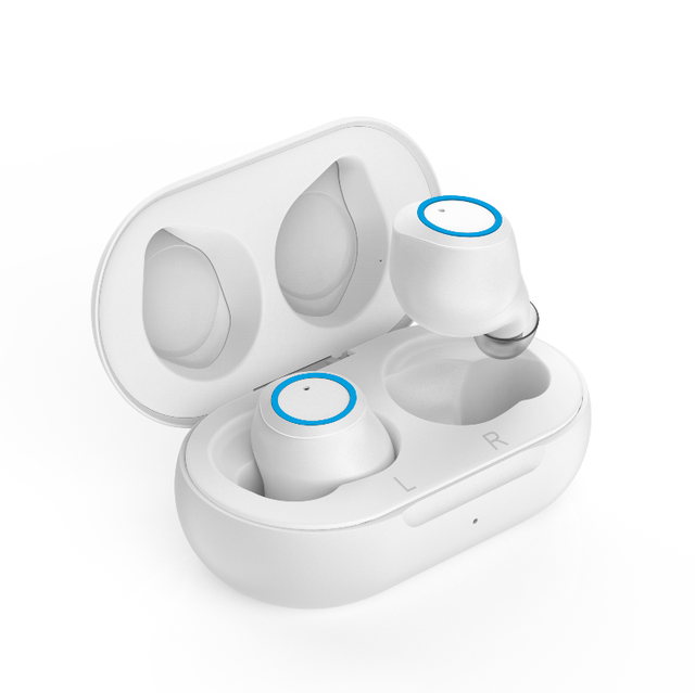 T100 Touch Control BT 5.0 Sport Headphones Wireless Gaming Earbuds with Charging Case and Mic