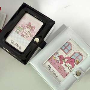 Álbum de Fotos Mini de 3 Pulgadas con Diseño de My Melody, en Cuero Sintético PU, con Espacio para 40 Tarjetas <span class=keywords><strong>Lomo</strong></span>, Patrón de Estrellas, Venta al Por Mayor - Product Image 4