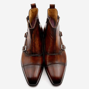 Goodyear Welt chaussures de <span class=keywords><strong>bottines</strong></span> confortables pour hommes chaussures de mode pour hommes chaussures-<span class=keywords><strong>homme</strong></span> sangle de moine bottes formelles pour hommes - Product Image 1