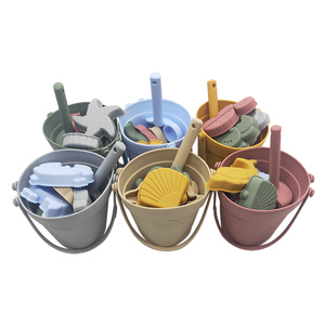 Hot Bán 8Pcs Silicone Mini Cát Đào xẻng Set Mùa Hè Bãi Biển & Nước Chơi Đồ Chơi Trẻ Em Của Đồ Chơi Bãi Biển - Product Image 2