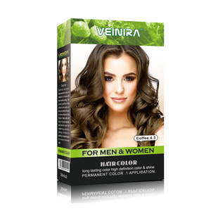 Crema Profesional para Teñir el Cabello de Forma Permanente, a Base de Hierbas, Libre de Crueldad Animal, Kit de Tinte de 7 Colores, Unisex, para Uso en Casa o Salón - Product Image 2