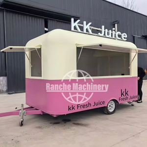 Camion de restauration rapide en acier inoxydable, cuisine mobile, remorque pour en-cas, hot-dogs et glaces - Garantie de 2 ans - Product Image 1