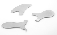 Nouveaux outils de lifting des cils avec logo personnalisé, en acier inoxydable, brosse à permanente pour le lifting des cils, peigne en métal pour les cils