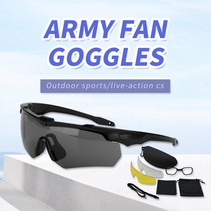 Gafas Tácticas OEM Nuevas 6023 Cs Games, Gafas <span class=keywords><strong>de</strong></span> Protección Balística para Tiro, <span class=keywords><strong>Lentes</strong></span> Tácticas, Gafas Protectoras - Product Image 4