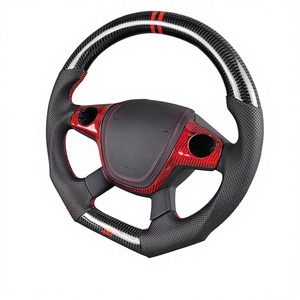 Volante Deportivo Personalizado <span class=keywords><strong>Focus</strong></span> MK3 de Fibra de Carbono Real con Cuero para Trim EcoBoost GT/<span class=keywords><strong>Shelby</strong></span> GT350/Escape/ - Product Image 6
