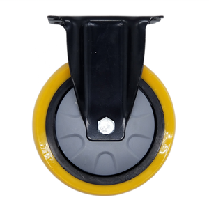 Rodízios Industriais Rotativos Amarelos de TPE de 5 Polegadas de Tamanho Médio para Carrinhos de Mão - Nova Personalização SYSanajang - Product Image 4