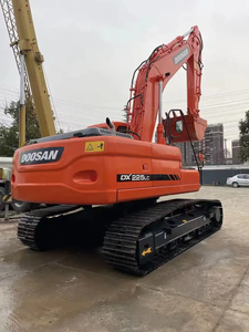 Machine de terrassement Doosan DX225LCA DX225 de 25 tonnes d'occasion de haute qualité, en bon état, faible nombre d'heures de fonctionnement - Product Image 2