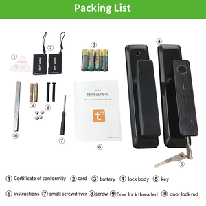 Maisusty không thể phá vỡ bán buôn điện tử Bluetooth dấu chân kỹ thuật số két mã khóa rfid Keyless khách sạn khóa cho appartement - Product Image 6