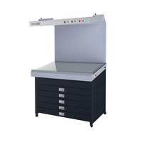Station de visualisation des couleurs standard LED D50 D65 TL84, source lumineuse pour table de correspondance des couleurs d'impression, inspection des déviations de couleur d'impression
