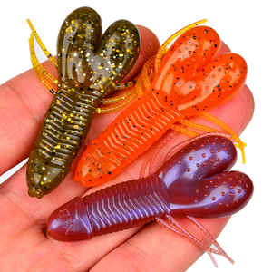 WEIHE 10 pièces/sac 4g/6g 5cm/5.8cm Leurre souple coulant en PVC pour la pêche en eau salée et la pêche en <span class=keywords><strong>mer</strong></span> - Product Image 5