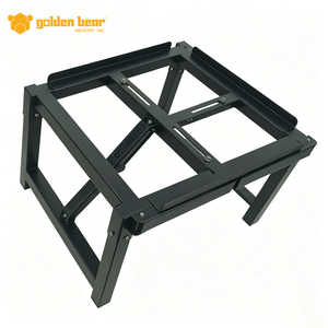 Soporte para colmena de alta calidad con altura ajustable, fabricante directo, soporte para colmena de hierro con recubrimiento de polvo negro. - Product Image 4