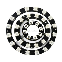 WS2812 5050 RGB LED de colores con controlador a todo color incorporado Anillo de luz de colores, luz ambiental cuadrada