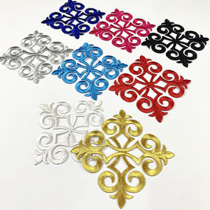Op Maat Gemaakte Borduurwerk Ijzer Op Patches Polyester <span class=keywords><strong>8</strong></span> Kleuren Kant Geborduurde Appliques Voor Kleding Kledingstuk Accessoire T-CA23 - Product Image 2