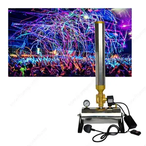 Mini Confetti Cannon Launcher Machine Paper Shooter telecomando Party Stage Effect Wedding Equipment