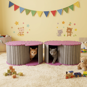 Cama para Gatos de Fibra de Poliéster para Todas las Estaciones, Venta Directa de Fábrica, Cama Cerrada y Confortable para Gatos, <span class=keywords><strong>Perros</strong></span> Pequeños, Casa para Mascotas Resistente, Venta al Por Mayor - Product Image 6