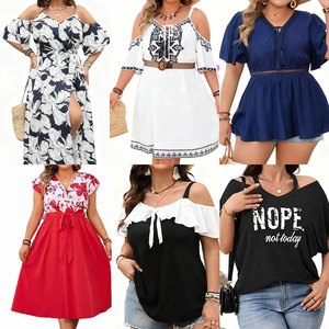 Vêtements tendance de grande taille, neufs, en vrac, vente en gros, vêtements d'occasion, vêtements pour femmes, expédition aléatoire, robes pour femmes de grande taille - Product Image 2
