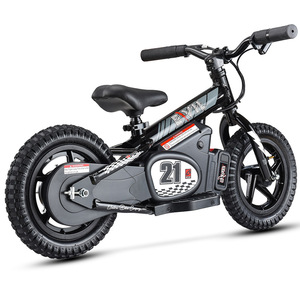 Trottinette d'équilibre pour enfants de 12 pouces avec cadre en aluminium, type ordinaire ZL006-12 noir, directement de l'usine - Product Image 2