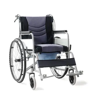 Alumínio cadeira cômoda inoxidável roubar cadeiras de rodas