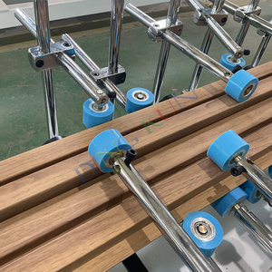 Máy để sản xuất tấm sóng PVC <span class=keywords><strong>WPC</strong></span> tường trang trí nội thất Bảng điều chỉnh rãnh máy làm - Product Image 5