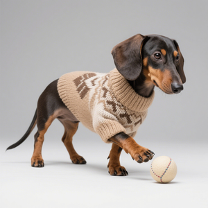 Joymay 2025 Summer Luxury Knitted Wool Dachshund Sweater <strong>for</strong> <strong>Dogs</strong> Trendying Pet <strong>Jumper</strong> with Custom Printing Private Label - Product Image 1