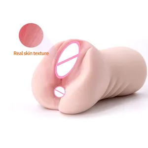 Vagina de silicona para masturbación de hombre, productos masturbadores masculinos para adultos, juguetes de bolsillo