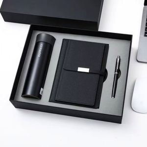 Luxury Executive Desk Set for Distinguished Professionals Including <b>Crystal</b> <b>Pen</b> Leather Planner Brass Paperweight Loose-leaf - Product Image 5