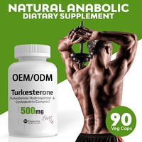 Capsules de Turkesterone OEM pour la musculation, alternative anabolique naturelle, croissance musculaire et récupération, complément alimentaire