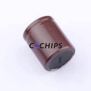 ตัวเก็บประจุแบบอิเล็กโทรไลต์อะลูมิเนียมแบบ Snap-in รุ่น 152EC0326 ชนิด Through hole (THT) ขนาด D35xL40 มม. 470uF 20% 450V 10 มม. - Product Image 2