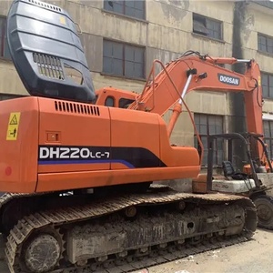 Excavatrice sur chenilles d'occasion Doosan en excellent état DH220LC-7 Excavatrice sur chenilles d'occasion Doosan DH220LC de grandes performances à vendre - Product Image 3